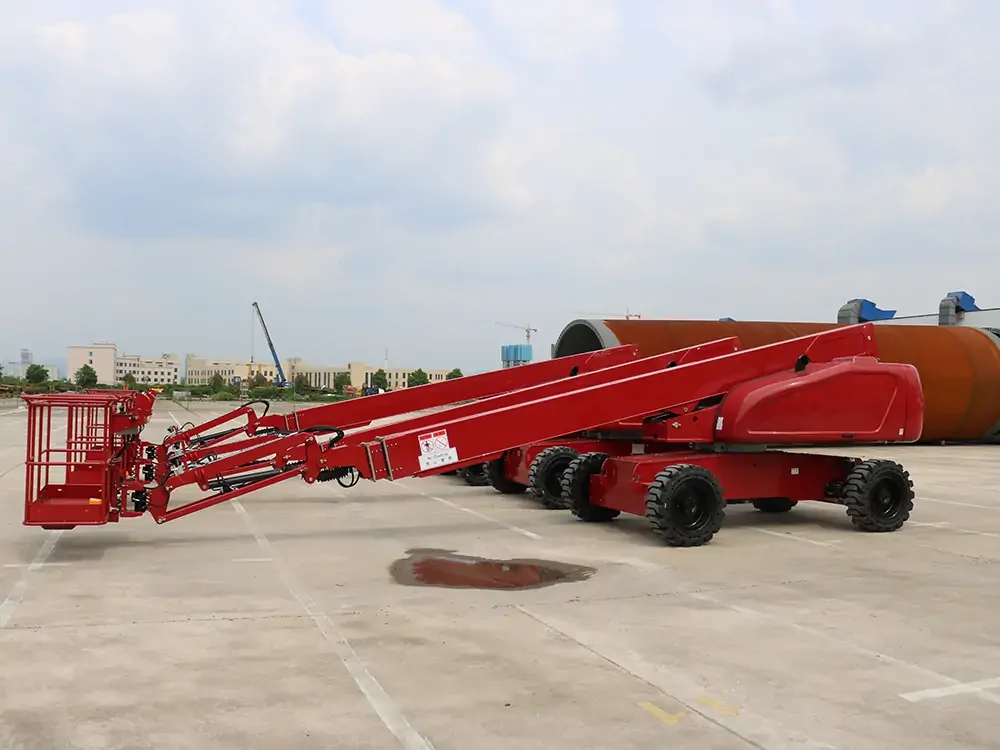 Cherry picker for facade work